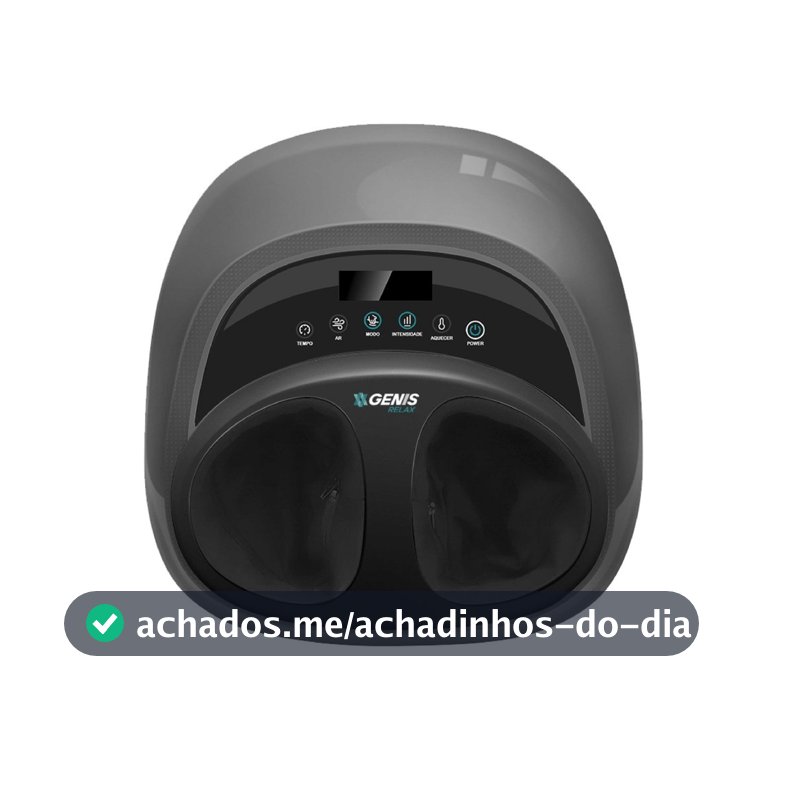 Massageador para pés com aquecimento Genis Relax Polishop Bivolt