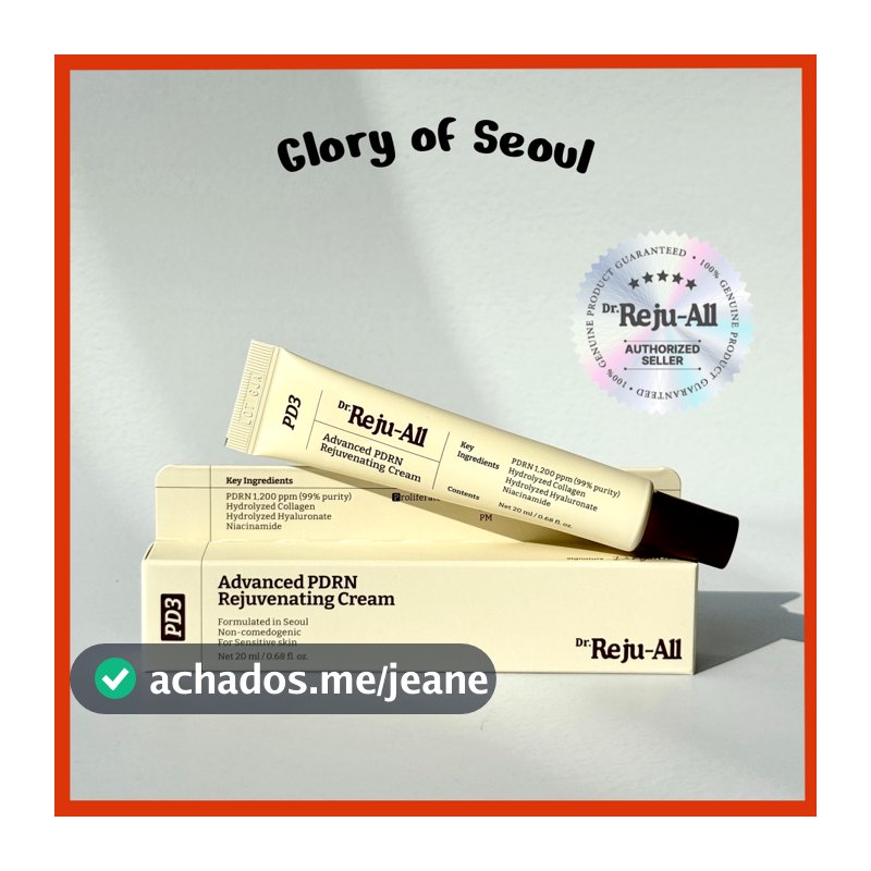 [NEW] DR.REJUALL Advanced PDRN Rejuvenating Cream 20ml, Max 60ml (3 Options)
