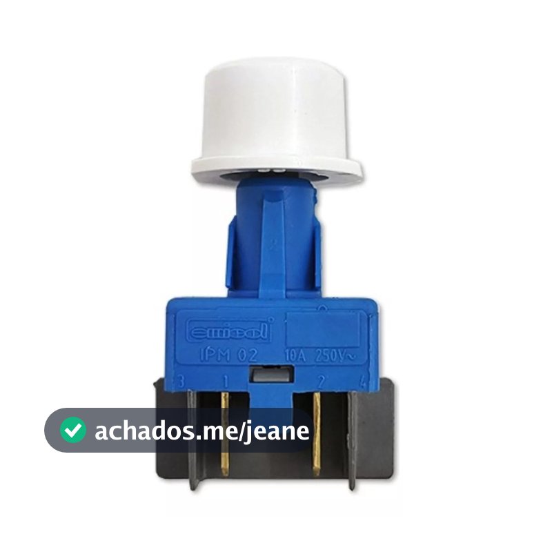Chave Interruptor Botão Liga Secadora BSI24A BSR24