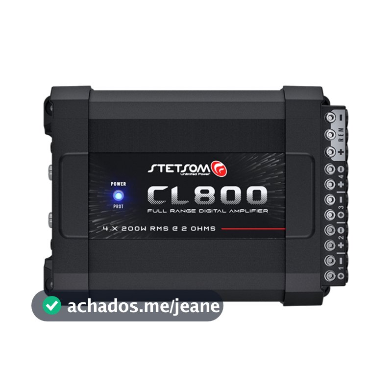 Amplificador Modulo Stetsom Cl800 4 Canais Lançamento