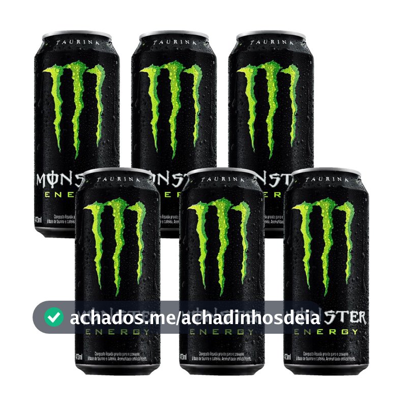 Energético Monster Energy Original 473ml - 6 Unidades