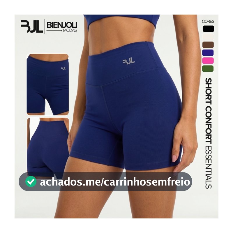 Short Fitness Feminino ZERO TRANSPARÊNCIA Academia Corrida Treino Musculação Crossfit Yoga Conforto