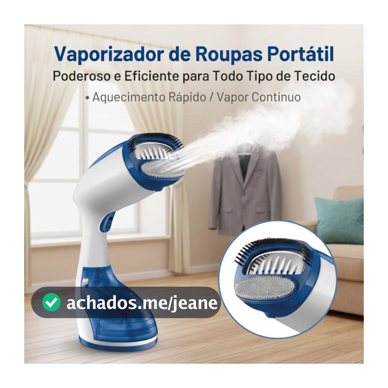 Passadeira A Vapor Portátil Vaporizador Ferro Luxo 110V OU 220V roupas estofados e cortinas sem amassados PRONTA ENTREGA