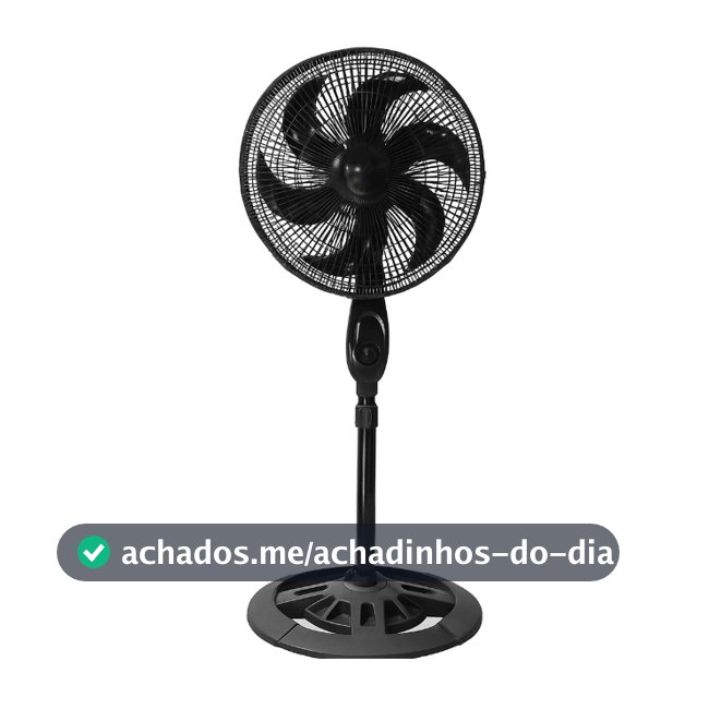Ventilador De Coluna De Chão Turbo Vento Forte 3 Velocidades 110v/220v