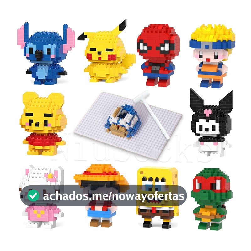 Brinquedos educativos infantis cartoon pequenos blocos de construção presentes de aniversário para homens e mulheres