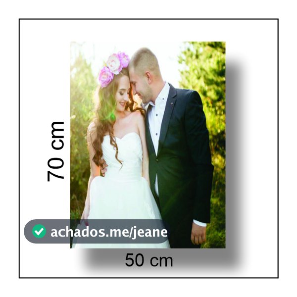 Quadro Decorativo 1 Peça 70x50 Personalizamos com Sua Foto (Quadro Grande)