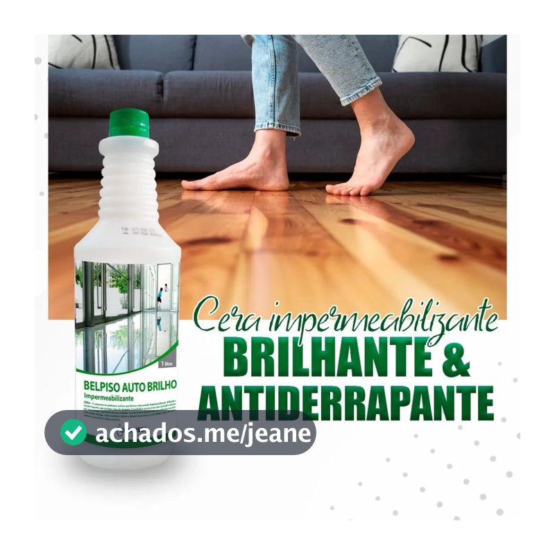 Belpiso Auto Brilho Chemisch – Brilho Imediato para Todos os Tipos de Piso