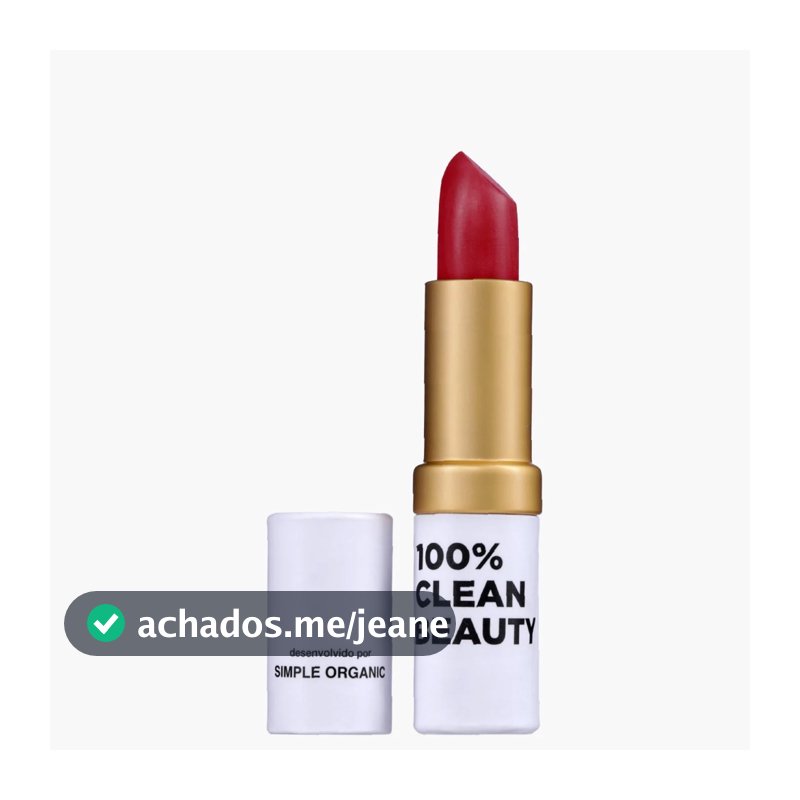 Batom Safe Red Simple Organic