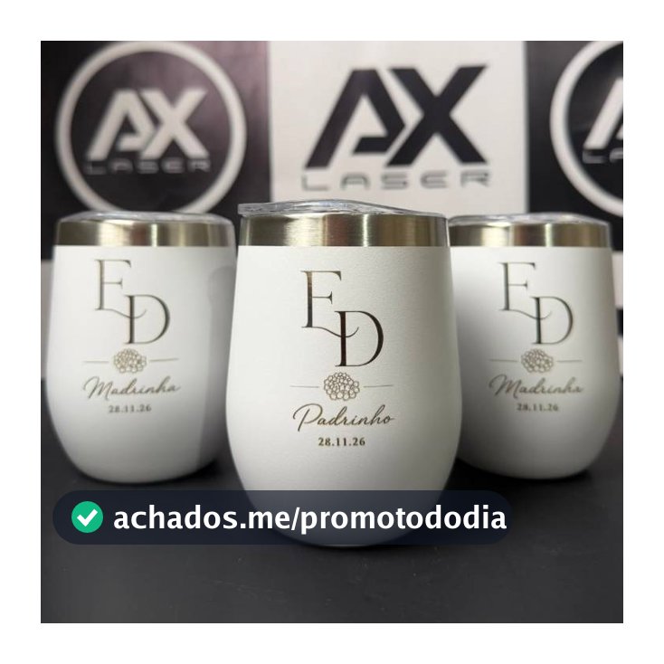 KIT 10 copo cuia 360ml térmico personalizado a laser