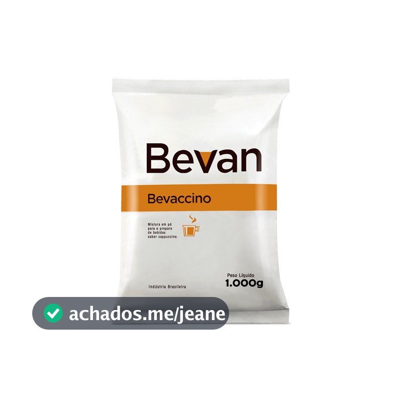 Preparo Em Po Sabor Cappuccino Bevaccino Bevan 1kg