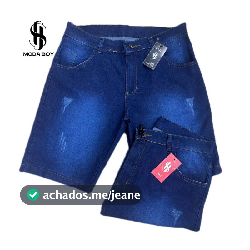 Bermuda Jeans Masculina Com Elastano SLIM direta da fabrica Premium várias  modelos