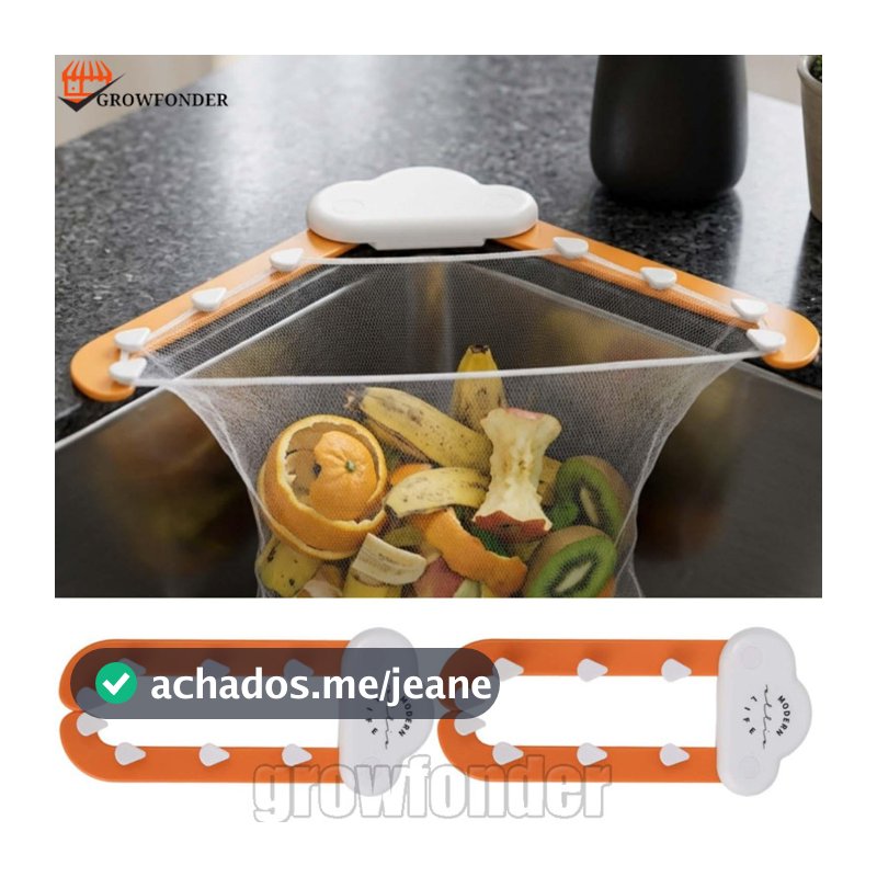 [Fasty] Rede Suspensa De Filtro Triangular Em Forma De Nuvem-Rack De Drenagem De Frutas Vegetais-Para Resíduos De Alimen