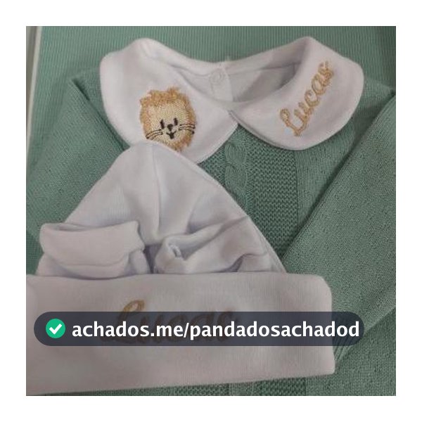 Kit 3 peças: Body + touca + luvas personalizado  bebê menino menina pra saída maternidade