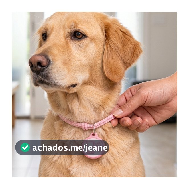 Coleira inteligente Pet com aplicativo