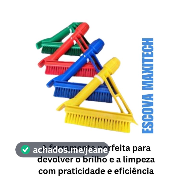 Escova MaxiTech Para Limpeza De Rejunte Azulejo Parede Piso Bralimpia