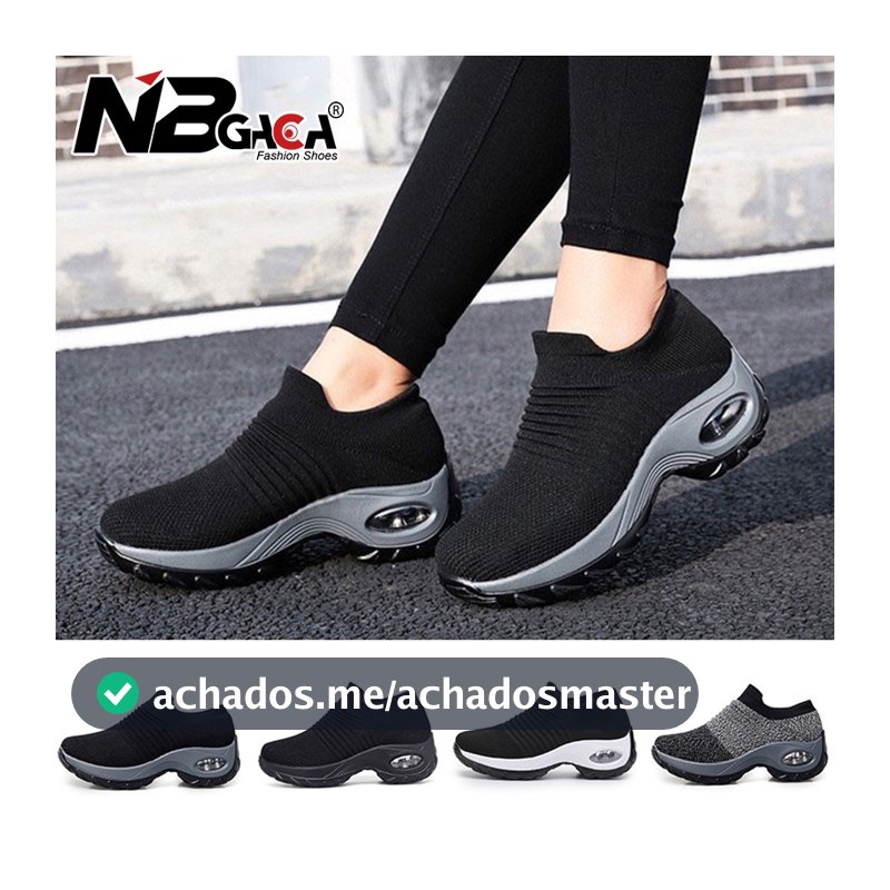 Sapatos Esportivos Casuais Femininos Para O Exterior Tênis De Tamanho Grande Sem Slip On Loafers Confortáveis