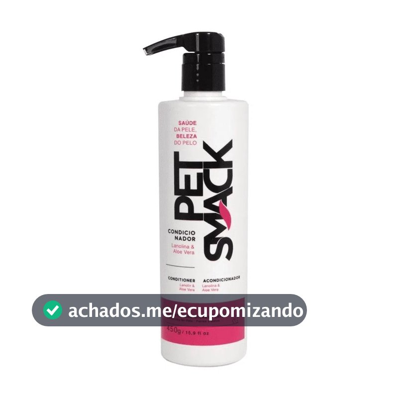 Pet Smack Condicionador 450g para Cães e Gatos Centagro