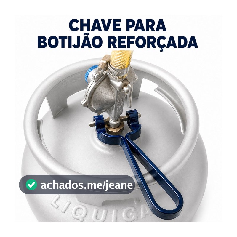 Chave Para Apertar e Desapertar Registro Botijão De Gás Borboleta Super Resistente