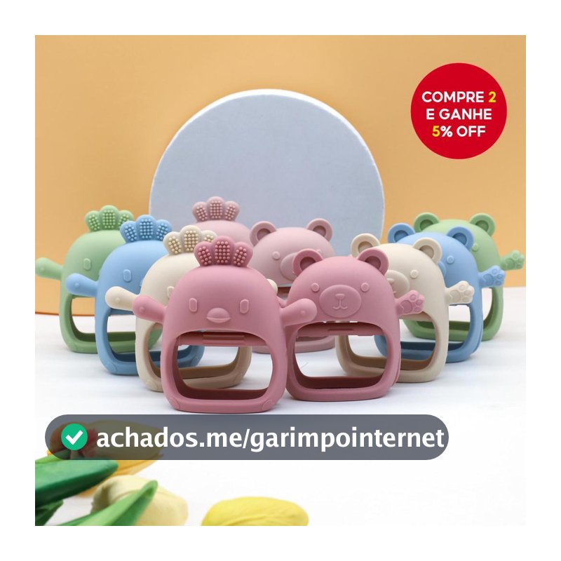 brinquedo para dentição de bebê adequado para bebês de 0 a 12 meses, silicone alimentar, mordedor de luva