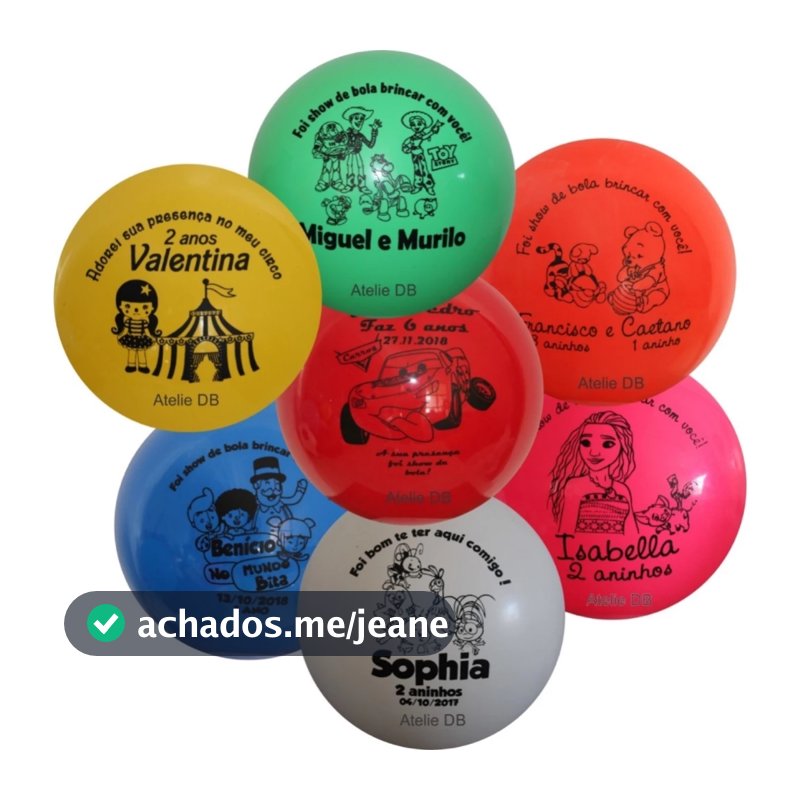 KIT 15 BOLAS PERSONALIZADAS