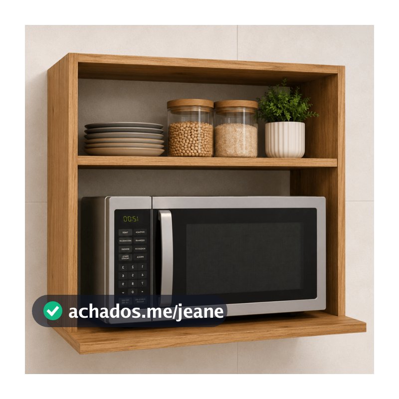 Nicho Suporte De Microondas Forno Armário Organizador Suspenso Para Cozinha