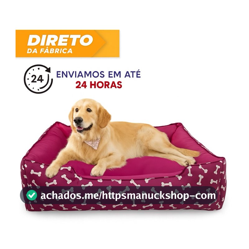 Cama Caminha Pet Cachorro Gato tamanho p,m,g confortável com zíper lavável + almofadinha