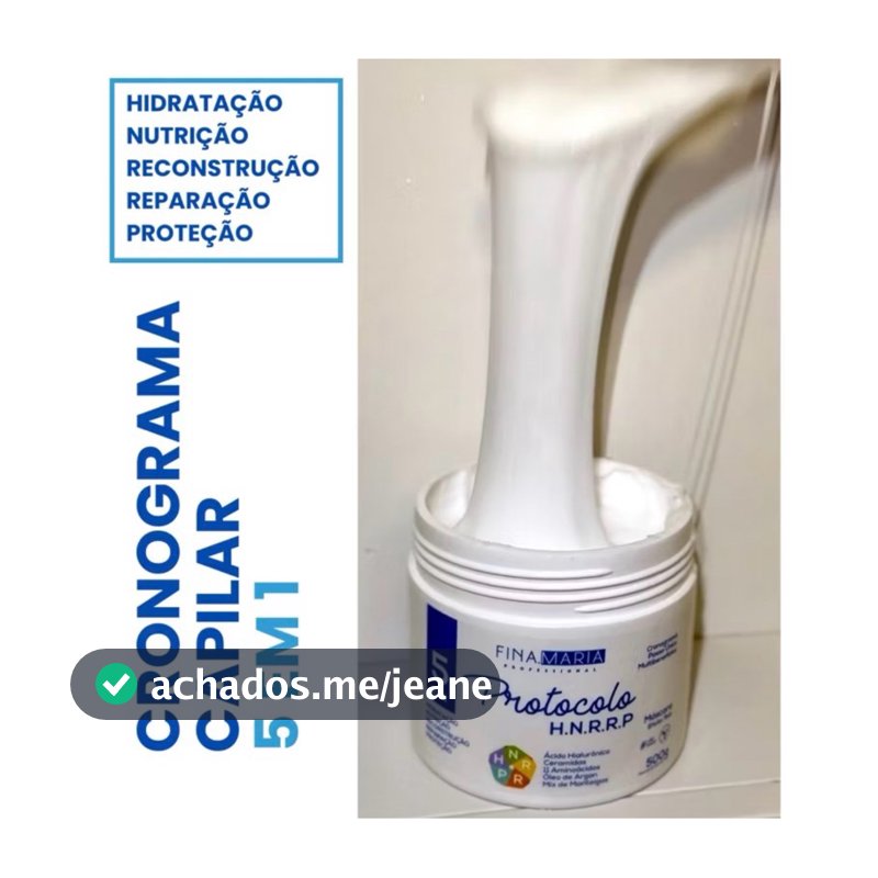 MEGA CRONOGRAMA PASSO ÚNICO EFEITO TEIA - PROTOCOLO HNRRP 5 EM 1 - FINA MARIA PROFESSIONAL