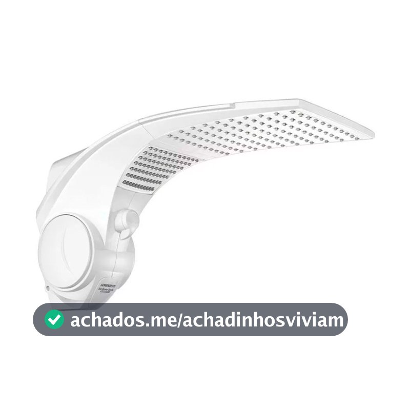 Chuveiro Ducha Lorenzetti Duo Shower Quadra Multitemperaturas 5500w 127v