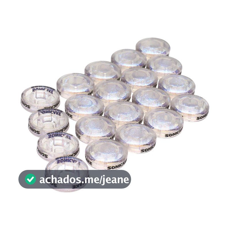 Sonicake Topper Footswitch Transparente e Protetor de Botão para Pedal e Pedaleiras
