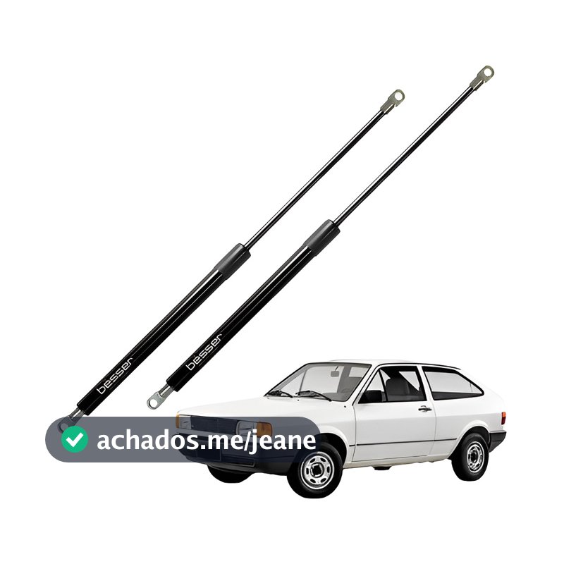 Par Amortecedor Porta Malas Vw Gol G1 Quadrado Pistão a Gás Tampa Porta Malas Gol Quadrado