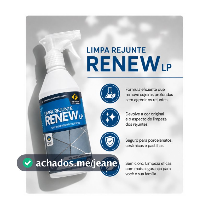 Limpa Rejuntes Renew lp Pisoclean 500ml
