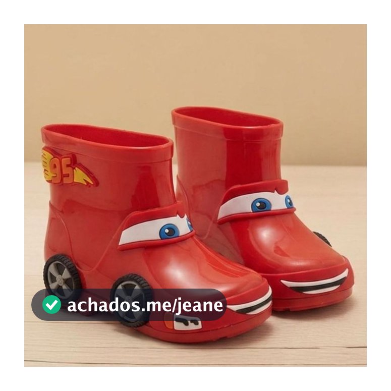 Bota Infantil Galocha Menino Carros Rodinha Divertida Antiderrapante Bota de Chuva Confortável