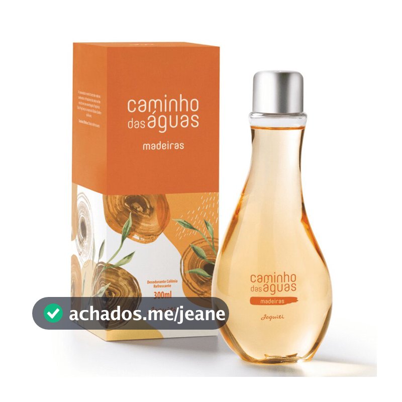 Colônia Refrescante Caminho das Águas Madeiras 300ml - Jequiti