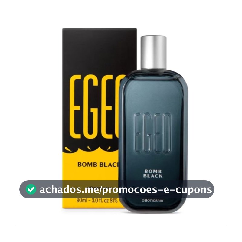 Egeo Bomb Black Desodorante Colônia 90ml