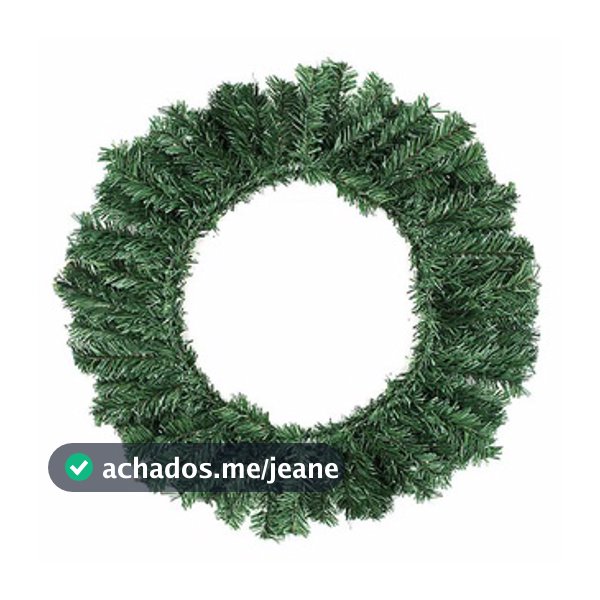 Guirlanda de Natal 30cm Crua - Monte sua Decoração Natalina Fim de Ano - 6168