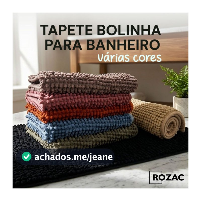 Tapete de Banheiro Microfibra Bolinha  Antiderrapante Macarrão Saida Box Lavavel a Maquina