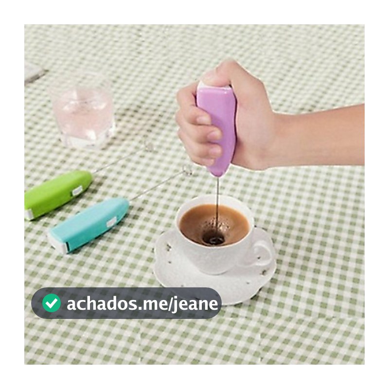 Mini Mixer Elétrico Inox Misturador Batedor Elétrico para Claras de Ovos Shake Bebidas Envio Imediato Mixer Portatil