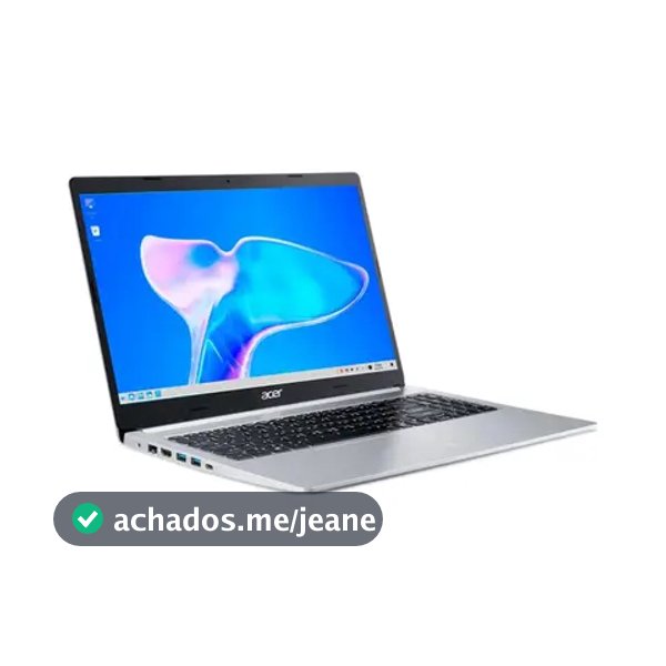 Notebook Acer Aspire 5  R5 5500U Linux 8GB RAM SSD 256GB Tela 15.6" FHD IPS Prata A515-45-R1AC
