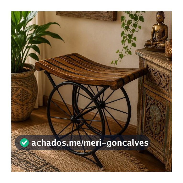 BANCO BANQUETA INDIANA ARTISAN