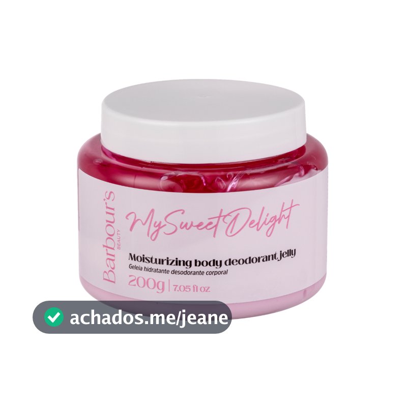 Geleia Hidratante My Sweet Delight Barbour's Beauty 200g Fragrância Doce Desodorante Corporal