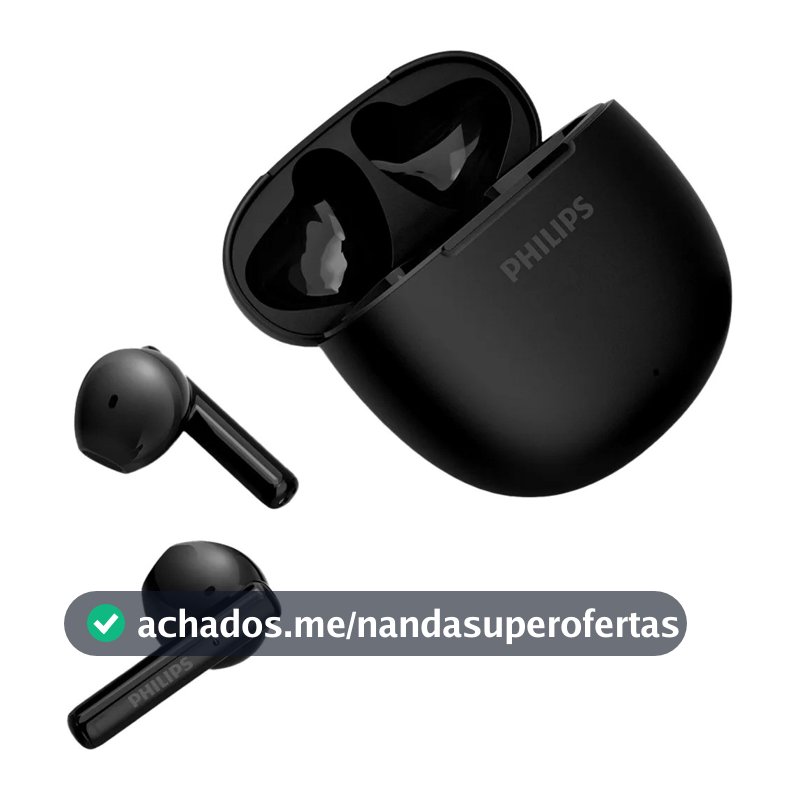 Fone De Ouvido Philips Tws Tat1139 Bluetooth Wireless Preto