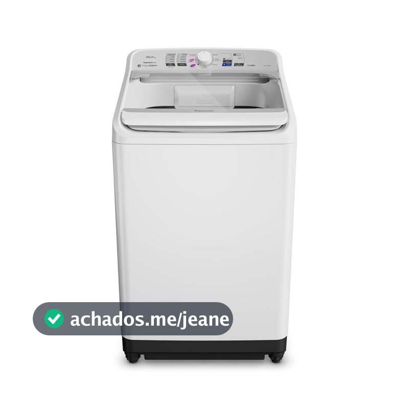 Maquina de Lavar Panasonic 15Kg Sistema Ciclone Branca NA-F150B1WA 127V