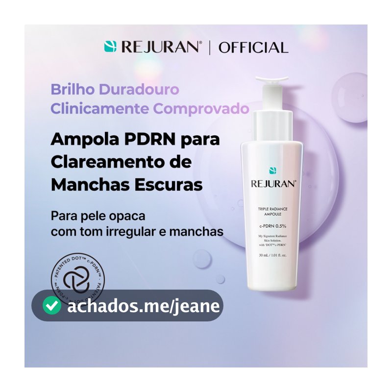 [REJURAN] Triple Radiance Ampoule 30mL / 50mL | Clareamento, Uniformização do Tom da Pele, Manchas Escuras e Pigmentação