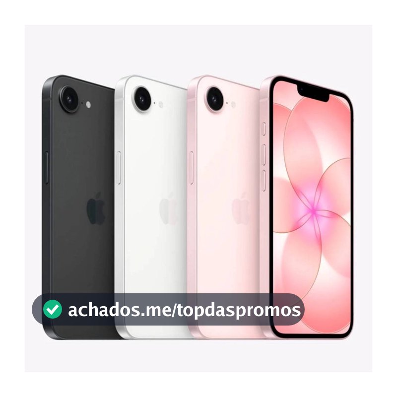 Celular Apple iPhone 17e 256GB 512GB eSim Tela 6,1" 48MP iOS 5G NFC Original Garantia Apple