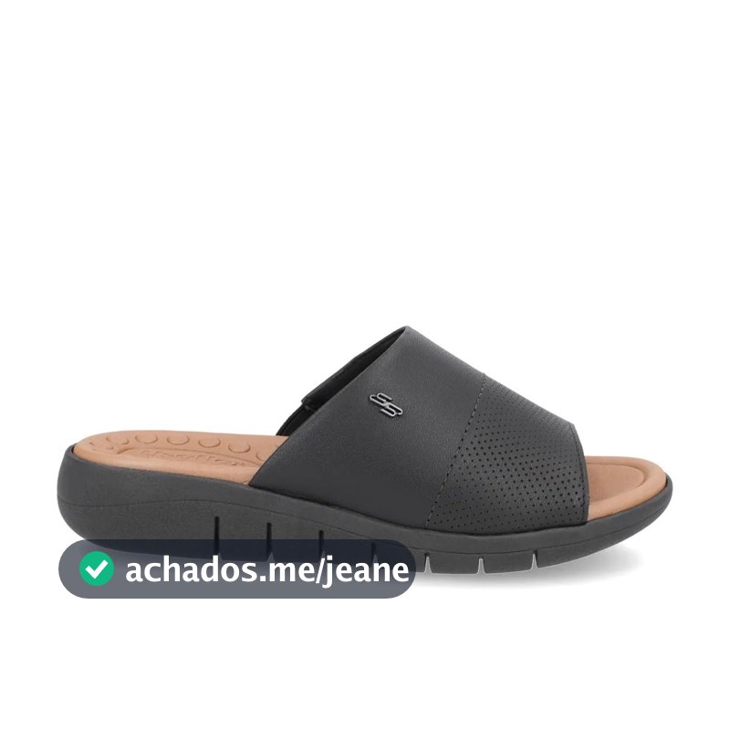 Tamanco Plataforma Preto Usaflex Uc0803001