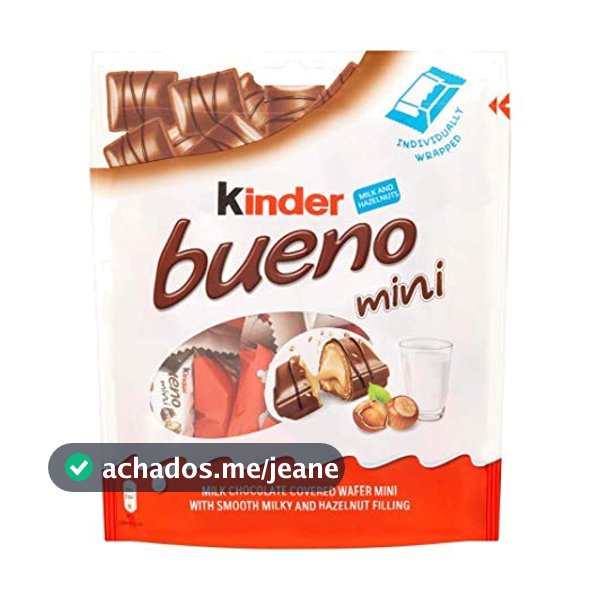 Chocolate Kinder Mini Bueno Importado Alemanha 108g