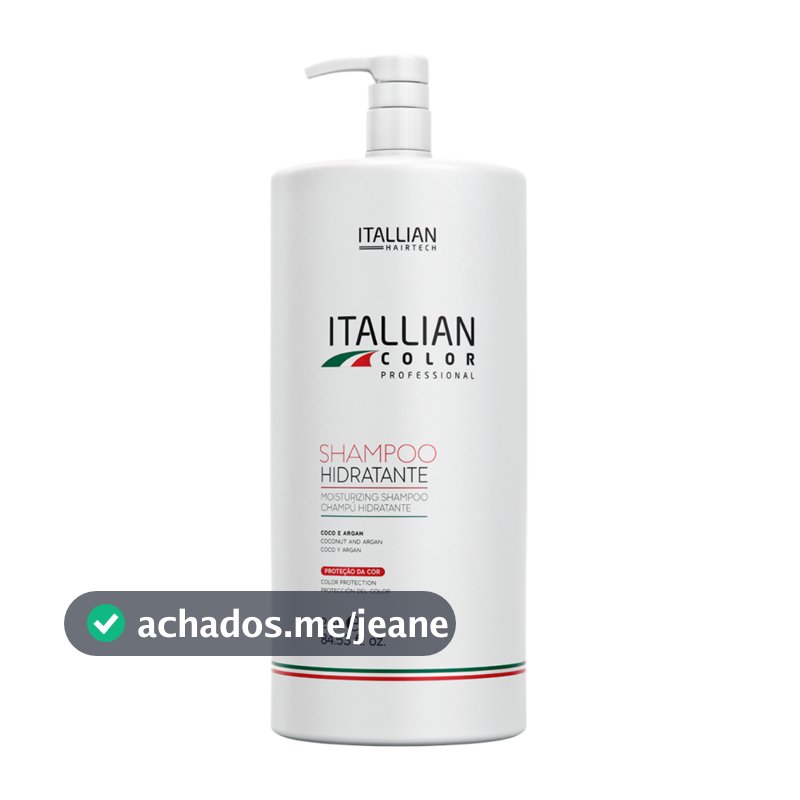 Shampoo Lavatório Hidratante Premium  Itallian Color 2,5 L - Linha dia a dia