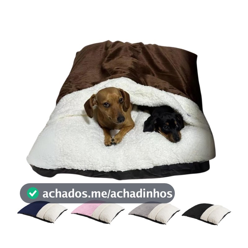 Caminha de Cachorro Cama Pet Saquinho de Dormir Para Gato Pele de Carneiro Canguru