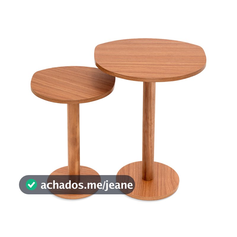 Mesa de Canto Orgânica, Mesa Apoio, Mesa Canto de Sala, Mesa Decoração