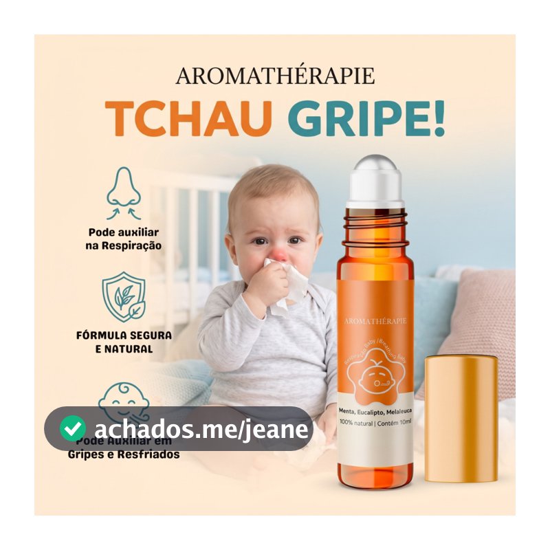 Aromaterapia Respiração Baby Natural Blend Óleos Essenciais Aromathérapie